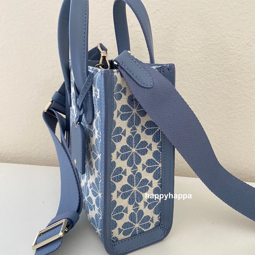 <kate spade> ♠️ spade flower jacquard manhattan mini crossbody/NWT - Picture 2 of 7